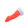 Kiotos Monstar - Beast 52. Teksturowane dwukolorowe dildo zwierzęcego potwora. 20,5 cm długości, 5 cm średnicy