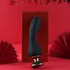 Shunga - SANYA - Intimate massager black - luksusowy wibrator do stymulacji waginalnej lub łechtaczki z hipoalergicznego silikonu 