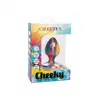Calexotics - Cheeky Medium Swirl Plug - silikonowy korek analny ze żłobieniami i oryginalną kolorystyką 
