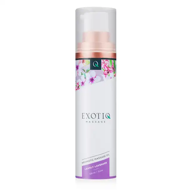 Exotiq - Massage Oil Sensual Lovely Lavender. Płynny olejek do masażu o subtelnym zapachu lawendy