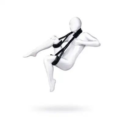 Toyfa - Anonymo Fixing Sling. Idealne ograniczenie nóg. Całkowita wygoda, miękki pasek za kark oraz regulowane zapięcia na nogi