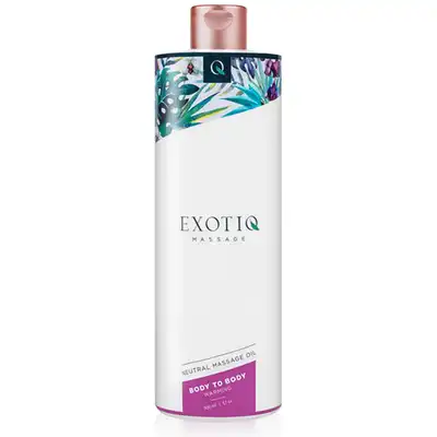 Exotiq - Body To Body Warming Oil 500 ml. Rozgrzewający olejek do masażu z naturalnych składników. Zmysłowa gra wstępna gwarantowana