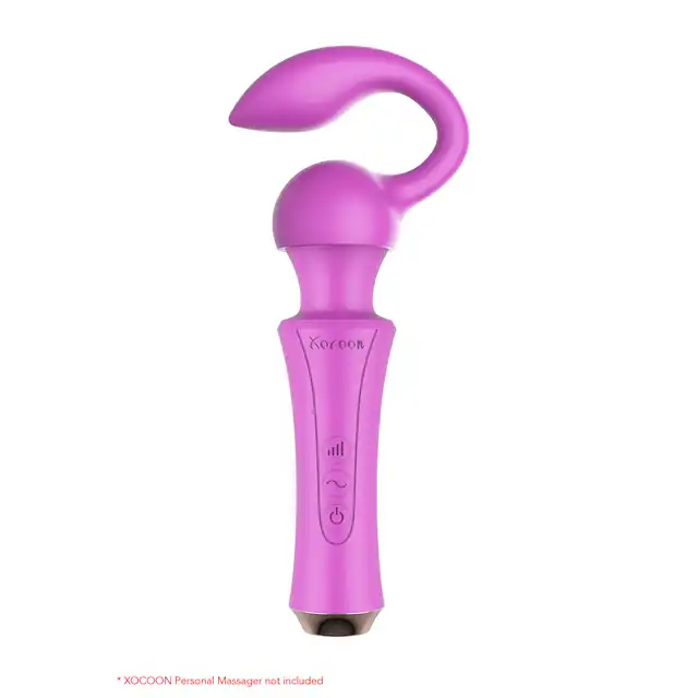 Xocoon - Attachments Personal Massager. Zestaw 2 silikonowych nakładek na magiczną różdżkę. Do łechtaczki i punktu G