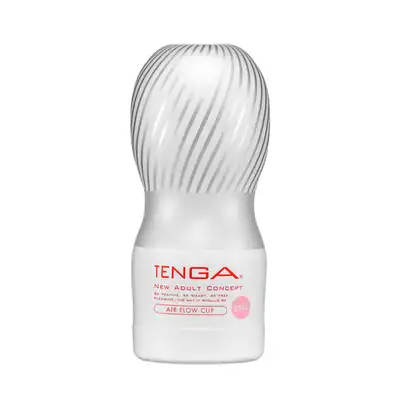 Tenga - Air Flow Cup Gentle. Masturbator w kubeczku z technologią komór powietrznych. Przyjemne ssanie 