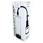 Boss Series - Powerpump Max Black &amp; Clear. Przezroczysta pompka do penisa. Wspomaga jego powiększenie i uwrażliwienie 