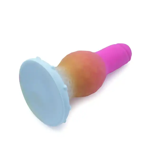 Kiotos Monstar - Beast 48. Kolorowe dildo w kształcie penisa egzotycznej bestii. 26,5 cm długości, 9,5 cm średnicy