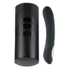 Kiiroo - Titan &amp; Pearl 2 Couple Set. Zestaw dla par na odległość, wibrator i masturbator z funkcją interaktywnego dotyku