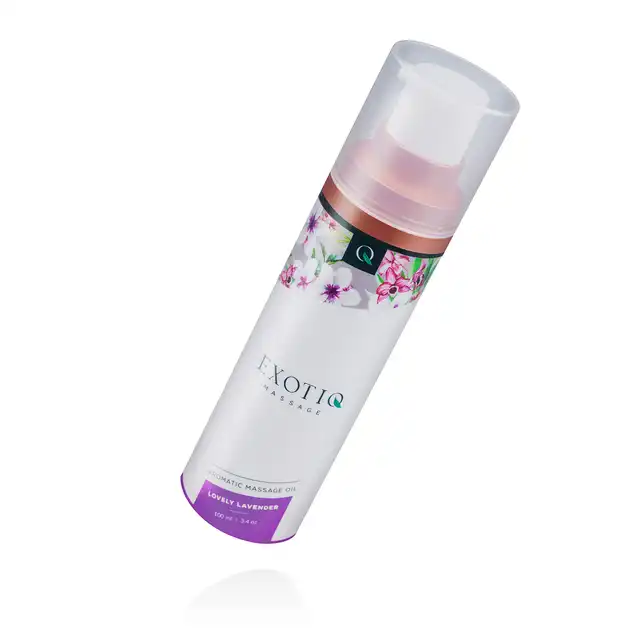 Exotiq - Massage Oil Sensual Lovely Lavender. Płynny olejek do masażu o subtelnym zapachu lawendy