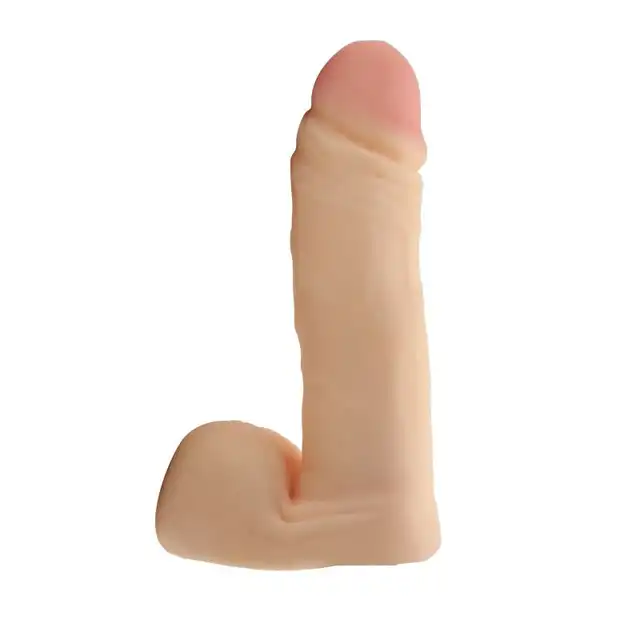 T4L - Realistic Stocky. Realistyczne dildo z przyssawką. Miękki materiał, bezpieczny dla wrażliwych miejsc intymnych. Mocna przyssawka dla zabaw bez użycia rąk