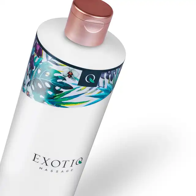 Exotiq - Body To Body Warming Oil 500 ml. Rozgrzewający olejek do masażu z naturalnych składników. Zmysłowa gra wstępna gwarantowana