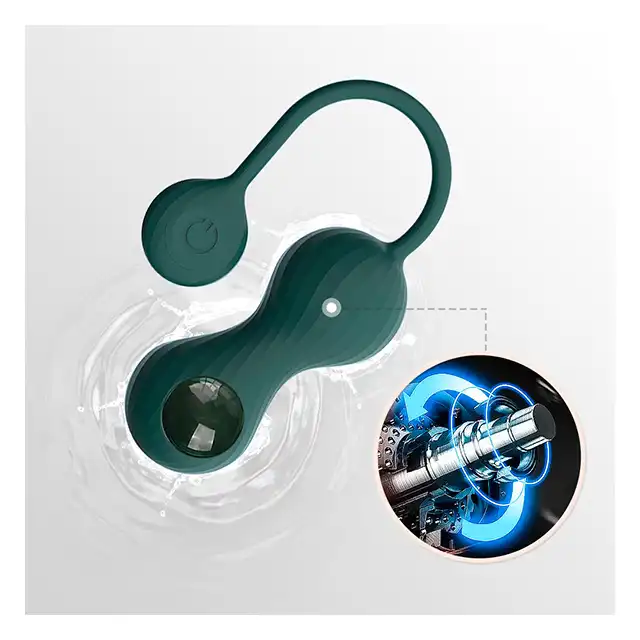 Magic Motion - Crystal Duo Smart Kegel. Zestaw 3 kulek gejszy. 2 sterowane na aplikację. Nieograniczony zasięg. 