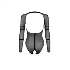 Obsessive - B137 body XL/XXL - dzianinowe body ze odkrytymi plecami. Kuszący wzór węża