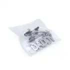 Oproducts - Nipple Clamps Daddy . Stalowe klamerki na sutki z masywnym napisem `Daddy`. Pikantny dodatek do zabaw 