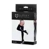 Glossy - Wetlook Eliza L. Połyskujące pończochy w stylu Wetlook. Ozdobna kwiatowa koronka. Idealne dopasowanie do ciała i podkreślenie nóg