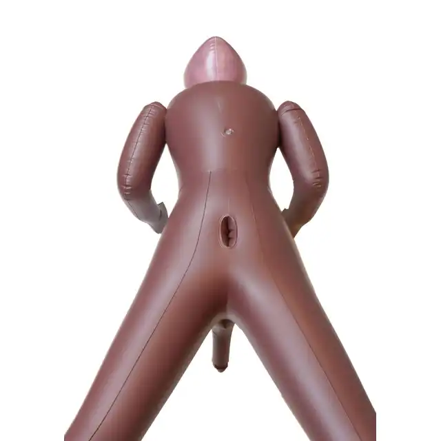 Bseries -  Kickboxer. Dmuchana męska lalka z nadrukiem włosów na klatce piersiowej. Otwór analny, penis 20 cm. Super zabawa gwarantowana. 