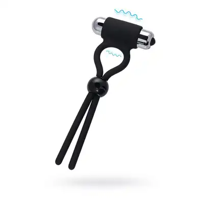 A-Toys - Erection Enchancing Lasso Ect. W pełni regulowany ring na penisa z wibrującym pociskiem. Stymulacja wibracjami i wydłużenie stosunku