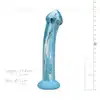 Gildo - Ocean Ripple. Szklane dildo o anatomicznym kącie wygięcia, stymulacja punktu G i P najwyższej klasy. Design zainspirowany dzikimi falami oceanu