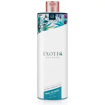 Exotiq - Body To Body Oil 500 ml. Neutralny olejek do zmysłowego masażu o doskonałym działaniu nawilżającym