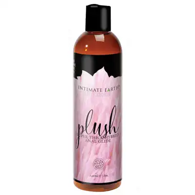 Intimate Earth - Plush Anal Gel 240 ml. Gęsty wodno-silikonowy żel analny z korzeniem lukrecji 