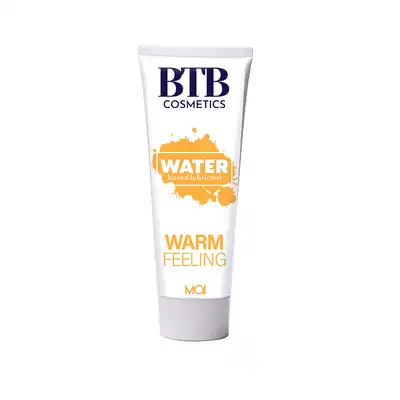 BTB WATER BASED WARM FEELING LUBRICANT 100ML