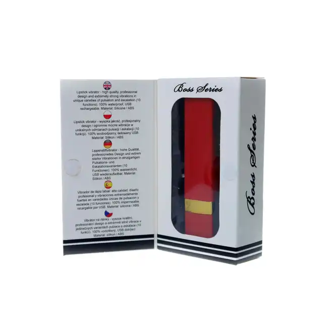Boss Series - Lipstic Vibrator. Dyskretny i wydajny wibrator w kształcie szminki. Smukły, stylowy i zawsze gotowy na przygodę.