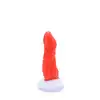 Kiotos Monstar - Beast 52. Teksturowane dwukolorowe dildo zwierzęcego potwora. 20,5 cm długości, 5 cm średnicy