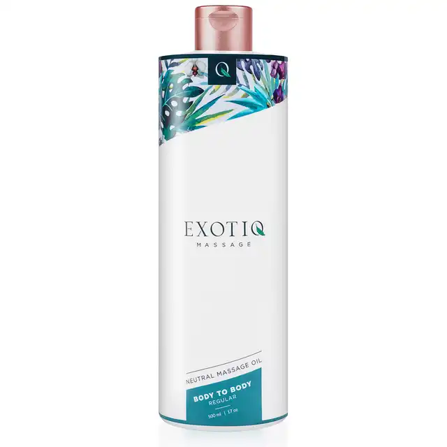 Exotiq - Body To Body Oil 500 ml. Neutralny olejek do zmysłowego masażu o doskonałym działaniu nawilżającym
