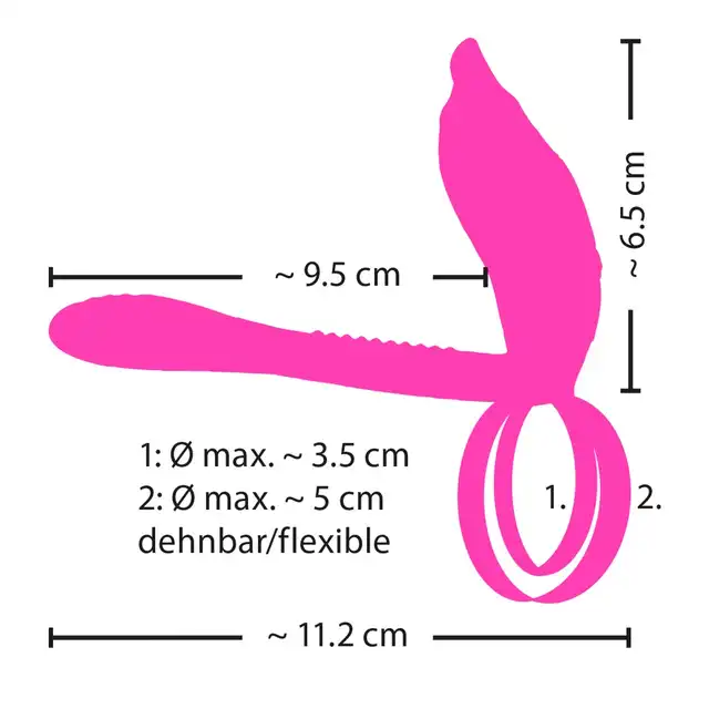 Couples Choice - RC Couples Vibrator 2. Niesamowity wibrator dla Par. Stymuluje łechtaczkę, punkt G, penisa oraz jądra. Nowe doznania podczas penetracji. 