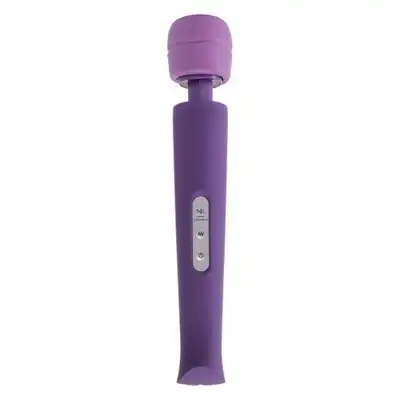 Candy Pie - Magic Wand Purple. Potężny wibrator typu magiczna róźdżka do stymulacji łechtaczki i masażu ciała.  Elegancki design w kolorze soczystej śliwki