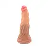 Kiotos Monstar - Beast 29. Monstrualne cieliste dildo w kształcie penisa humanoidalnego potwora. 27,5 cm długości, 8,5 cm średnicy