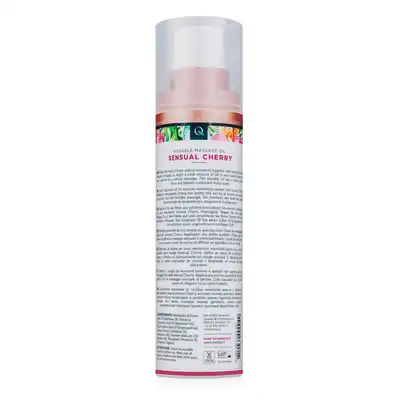 Exotiq - Massage Oil Sensual Cherry. Aromatyzowany olejek do masażu o wyjątkowym i subtelnym zapachu słodkiej wiśni