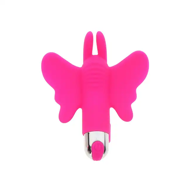 Toy Joy - Butterfly Pleaser Rechargeable. Wibrator na palec w kształcie motylka. Różnorodna stymulacja. 7 trybów wibracji 