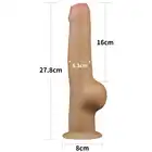 LoveToy - Nature Cock 11". Ultra realistyczne silikonowe dildo z super mocną przyssawką. Wykonane przy pomocy technologii Dual-Layered