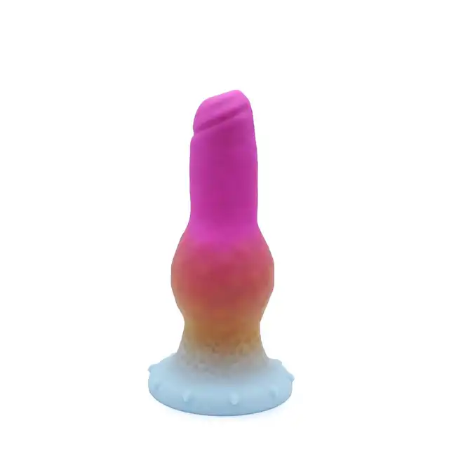 Kiotos Monstar - Beast 48. Kolorowe dildo w kształcie penisa egzotycznej bestii. 26,5 cm długości, 9,5 cm średnicy
