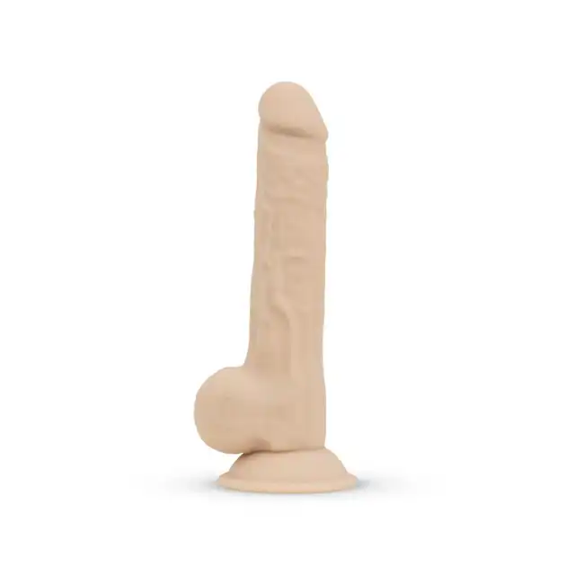 Real Fantasy - Quentin Realistic Dildo. Realistyczne silikonowe dildo z przyssawką. Hipoalergiczny materiał silexpan. 24 cm długości, 4,5 cm średnicy