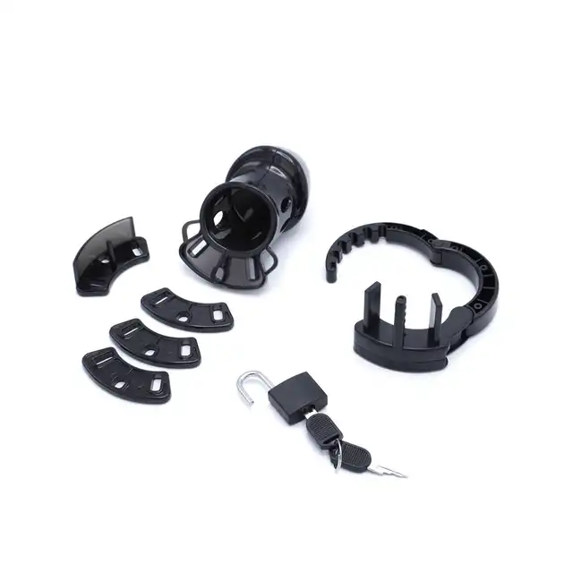 Oproducts - Plastic Adjustable Chasity Device. Lekka klatka na penisa o regulowanej średnicy 