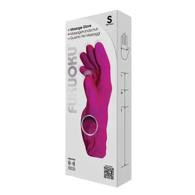 Fukuoku - Glove Massage Pink S. Niesamowita wibrująca rękawiczka. 5 wibrujących zakończeń. Multum rozwiązań!