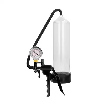 Elite Beginner Pump With PSI Gauge - Transparent