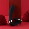 Shunga - SOYO - Intimate massager black - elegancki wibrator punktu G oraz stymulator łechtaczki i warg sromowych w jednym! 