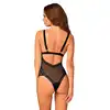 Obsessive - Estiqua body M/L - kobiece body z siateczki ze zmysłowo odkrytymi plecami
