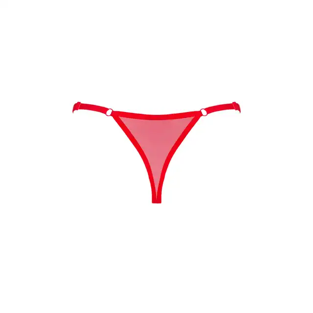 Obsessive - Obsessiver String O/S. Ponętne stringi męskie w krwisto czerwonym kolorze. Idealne na wzbudzenie podniecenia u siebie i partnerki