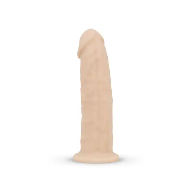 Real Fantasy - Harris Realistic. Dildo bez jąder o realistycznym odlewie. Z materiału silexpan. 14,8 cm długości, 3,6 cm średnicy