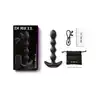 Dorcel - Flexi Balls - Anal Vibrator with Remote Control - Black - wibrator analny z koralikami i zdalnie sterowanym pilotem 