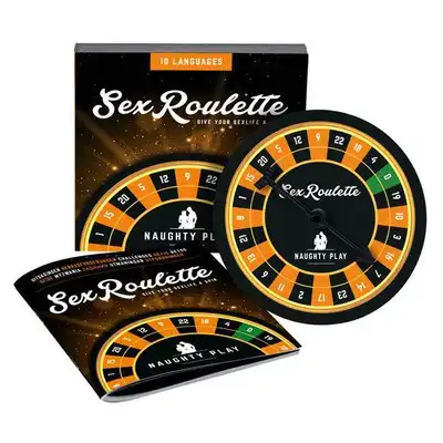 Sex Roulette - Naughty Play. Erotyczna ruletka z wyzwaniami dla dwojga. Rozpalcie w sobie niegrzeczną zmysłowość