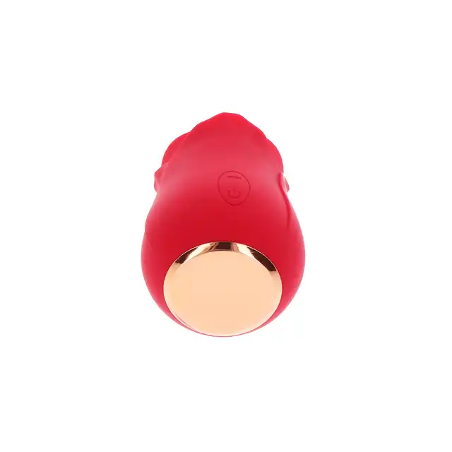 ToyJoy - Ravishing Rose Pulse Stim Red - stymulator łechtaczki imitujący seks oralny. 10 trybów przyjemności 