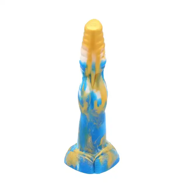 Kiotos Monstar - Beast 19. Niezwykłe dildo. Penis kosmity, unikalne żłobienia. 25 cm długości, 6 cm średnicy 