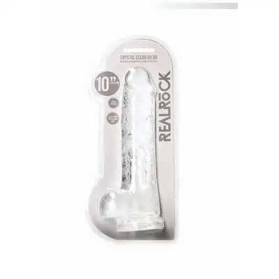 Realistic Dildo with Balls - 10""/ 25,4 cm