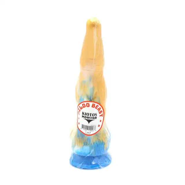 Kiotos Monstar - Beast 17. Intrygujące dildo w kształcie penisa kosmicznej bestii. Ciekawe tekstury. 25,5 cm długości, 5,5 cm średnicy