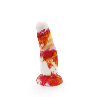 Kiotos Monstar - Beast 4. Dildo w kształcie penisa zniewolonego potwora - z łańcuchem. Mocna przyssawka, 6,5 cm średnicy