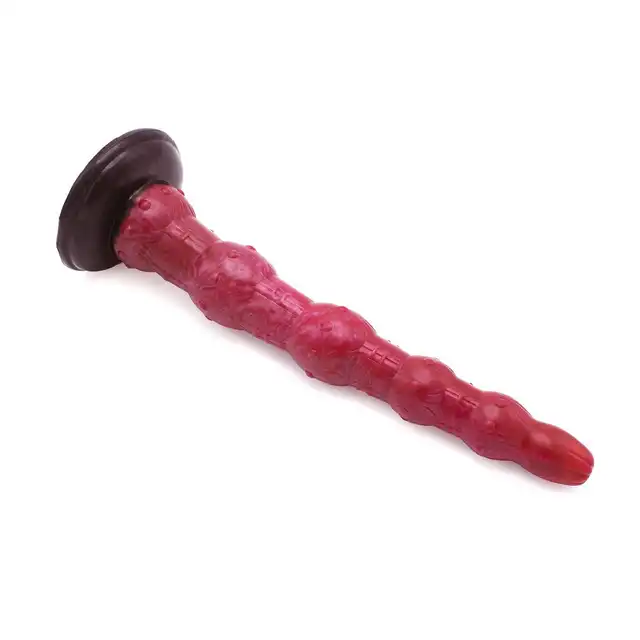 Kiotos Monstar - Beast 45. Mega długie zwierzęce dildo z 4 zgrubieniami. 37,5 cm długości, 5,7 cm średnicy